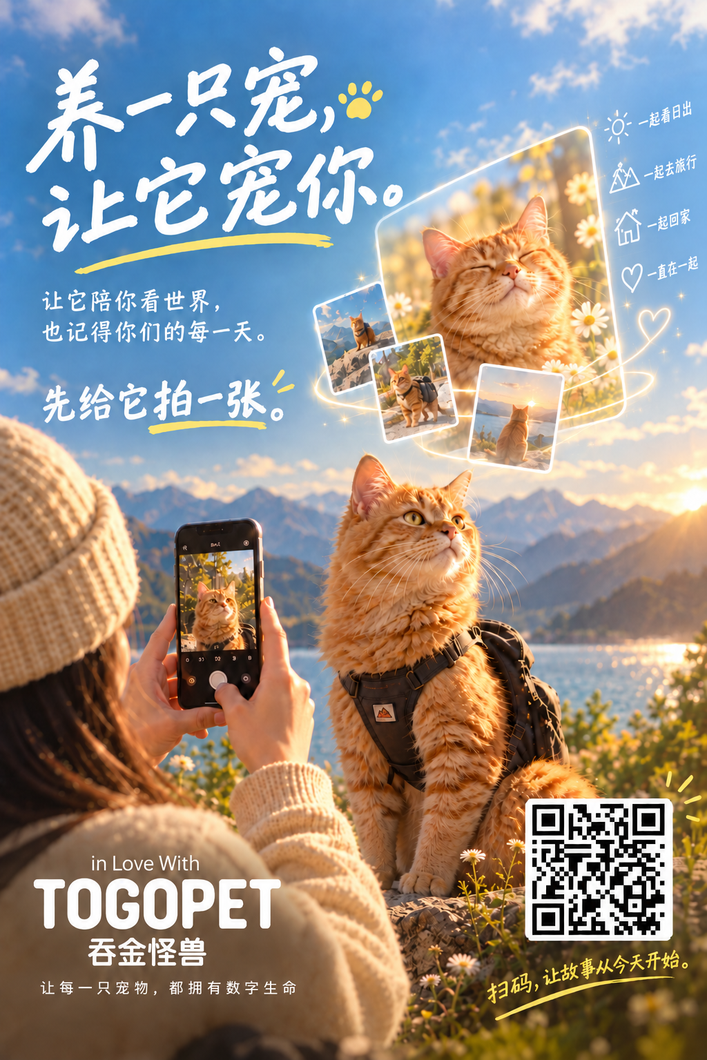 养一只宠，让它宠你 - 猫咪海报